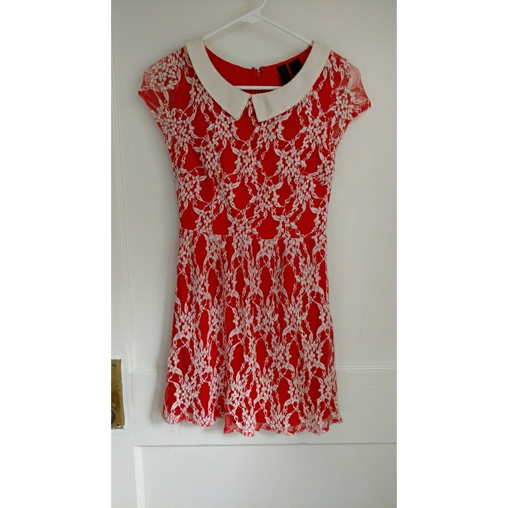 Collared Short Sleeve Dress